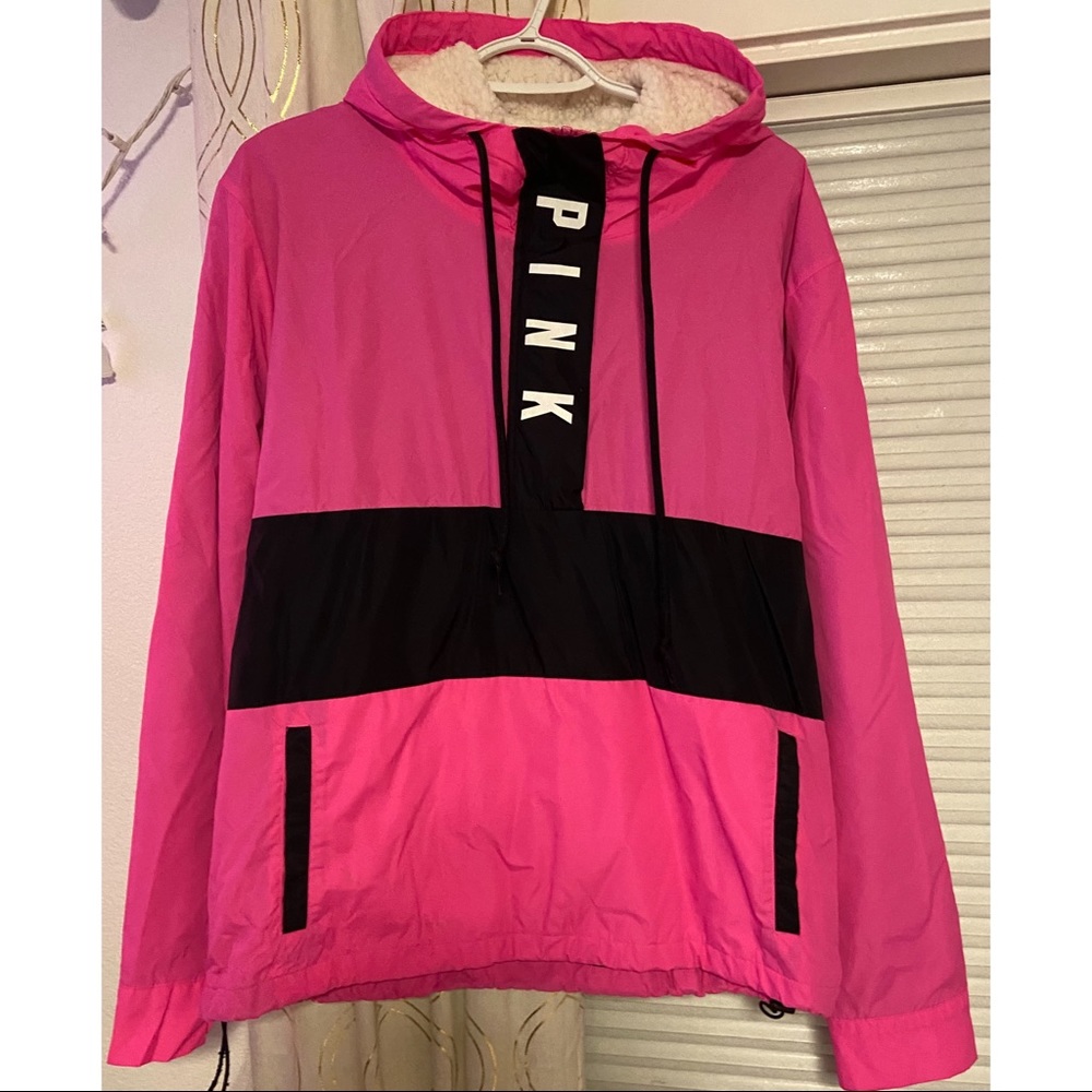 Victoria’s secret PINK Sherpa Lined Windbreaker